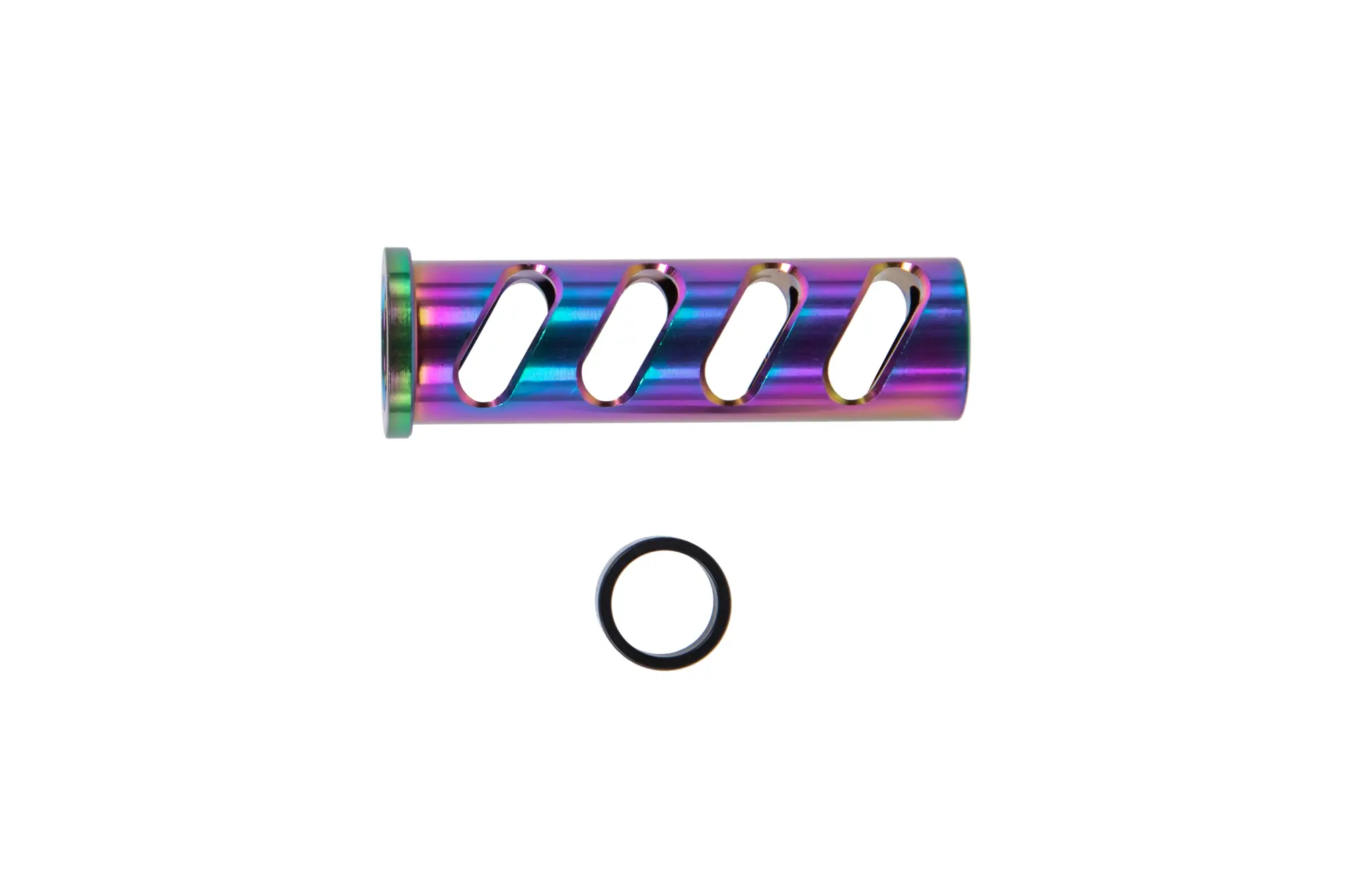 Zaślepka prowadnicy zamka LA Capa Customs CUTOUT do replik TM Hi-Capa 5.1 (z pierścieniem Delrin) Tęczowa LAC-12-040951-00 asgbox.pl Zaślepka prowadnicy zamka LA Capa Customs CUTOUT do replik TM Hi-Capa 5.1 (z pierścieniem Delrin) Tęczowa - obrazek 4