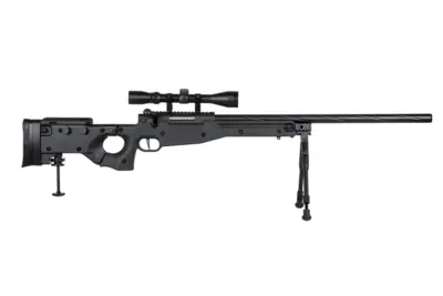 Replika karabinu snajperskiego Specna Arms SA-S14 EDGE™ z lunetą i dwójnogiem Czarna - obrazek 5