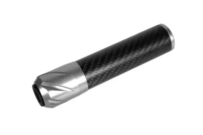 Karbonowy tłumik dźwięku DSL2 36x150mm - Srebrny - obrazek 2
