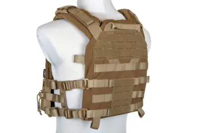 Kamizelka Taktyczna typu Plate Carrier Specna Arms Tactical QR IV Tan - obrazek 4