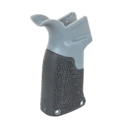 asgbox.pl - Chwyt pistoletowy 20° ICS EMG Zeta Vertical Pistol Grip do replik M4/M16 Szary
