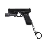 asgbox.pl - Breloczek Wosport Pistolet z latarką Czarny