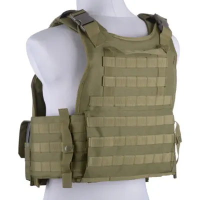 Kamizelka taktyczna typu Plate Carrier - oliwkowa OD-G-GFT-18-018404-00 asgbox.pl