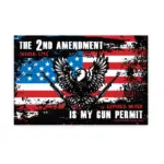 asgbox.pl - Prostokątny Magnes - MY GUN PERMIT