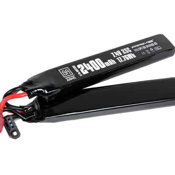 asgbox.pl - Akumulator Li-Po Specna Arms x Gens Ace 2400 mAh 25C 2-modułowy T-Deans G-Tech