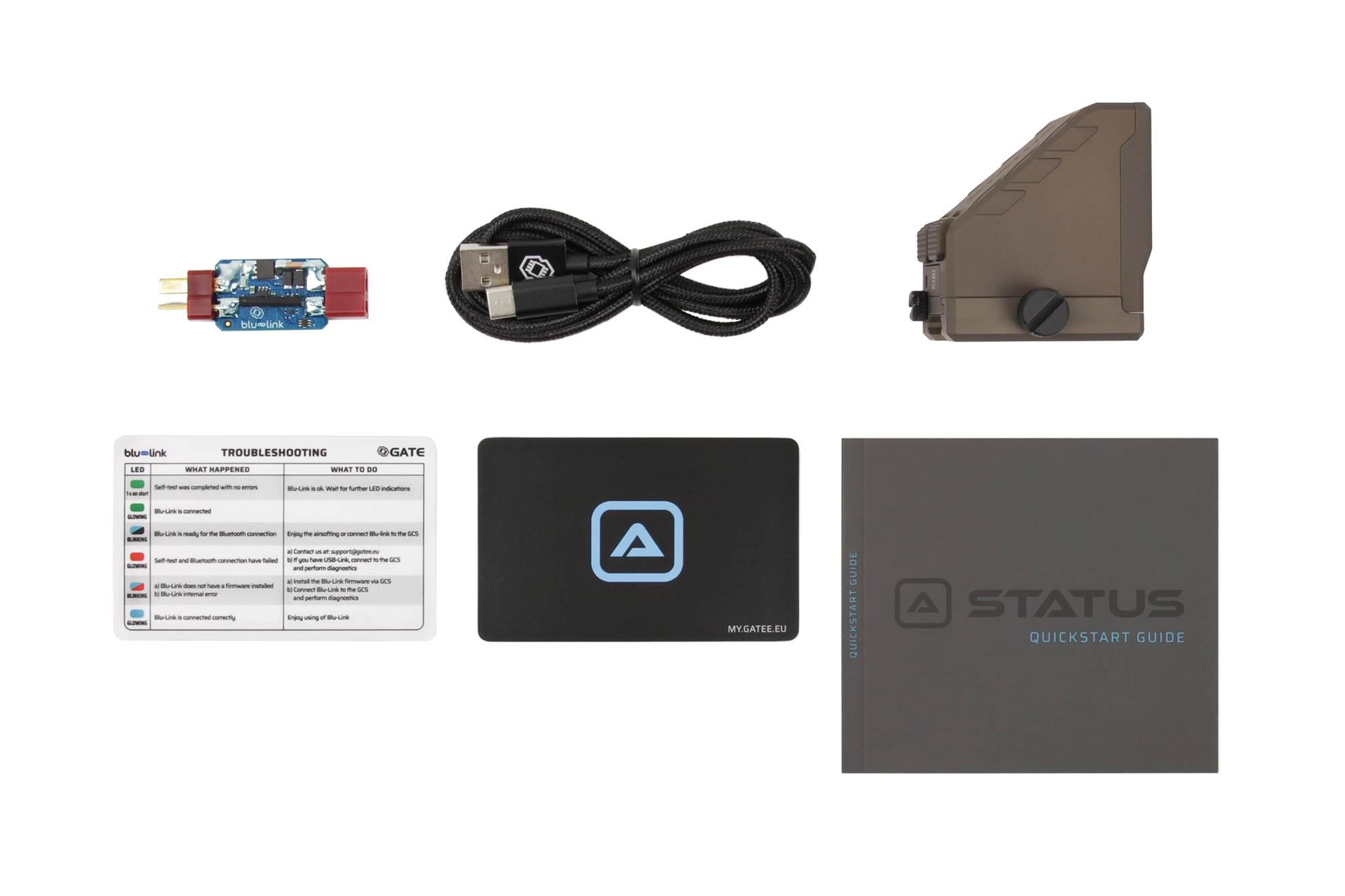 System GATE STATUS (+ BluLink) - Matt Dark Earth OD-G-GAT-08-032775-00 asgbox.pl System GATE STATUS (+ BluLink) - Matt Dark Earth - obrazek 4