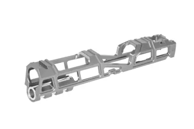 Aluminiowy zamek LA Capa Customs HYPER do replik TM Hi-Capa 5.1 Srebrny - obrazek 2