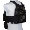 Kamizelka taktyczna typu FCS wraz z panelem typu MK Chest Rig - MC Black OD-G-EME-18-037904-00 asgbox.pl