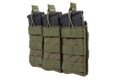 Potrójna ładownica typu Open na magazynki M4/M16 Specna Arms Oliwkowa - obrazek 2