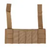 Dodatkowy panel Molle do kamizelek typu Chest Rig Wosport Coyote Brown OD-G-WSP-18-039677-00 asgbox.pl