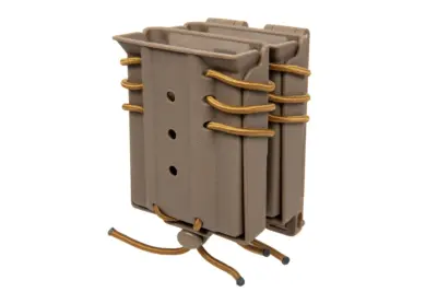 Ładownica na 2 magazynki M4/M16 Wosport Urban Assault Quick Pull Tan - obrazek 3