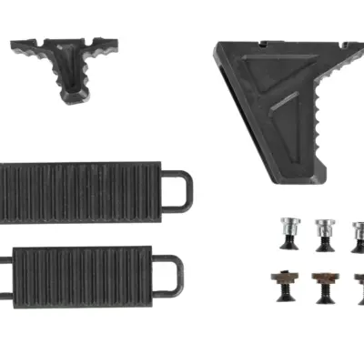 asgbox.pl - Chwyt przedni JJ Airsoft JA-1392 typu Hand Stop na Keymod/M-LOK Czarny
