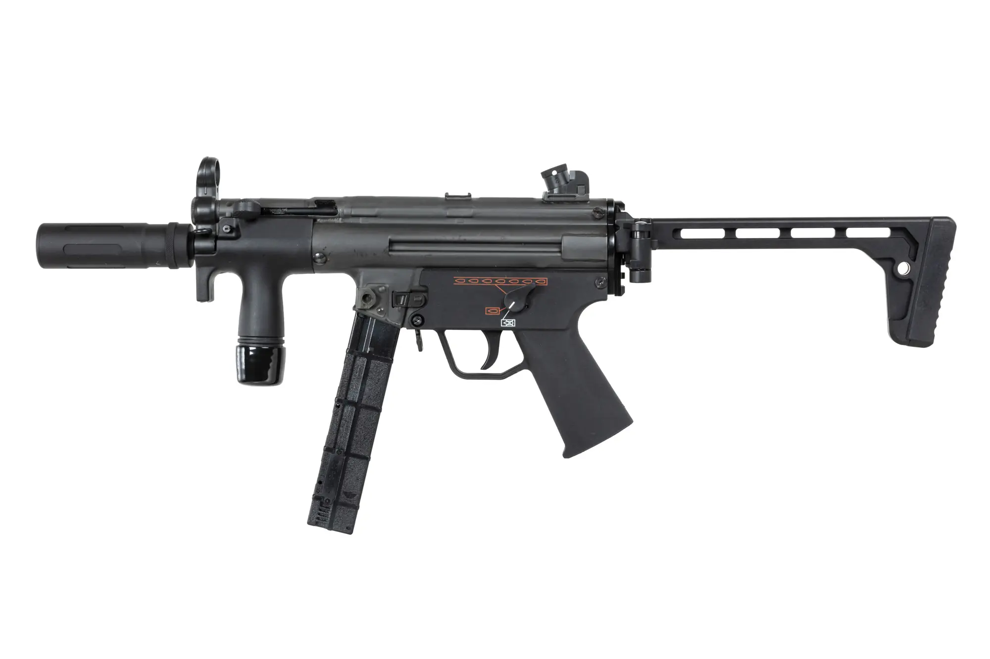 Pistolet maszynowy ASG BOLT Airsoft SWAT K (B.R.S.S) z atrapą tłumika dźwięku OD-G-BLT-01-043680-00 asgbox.pl Pistolet maszynowy ASG BOLT Airsoft SWAT K (B.R.S.S) z atrapą tłumika dźwięku - obrazek 5