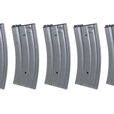 Alternative view of Zestaw 5 sztuk metalowych magazynków typu real-cap 30 kulek Specna Arms Szary