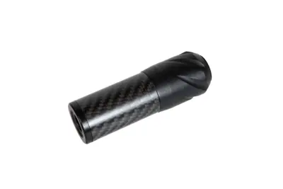 asgbox.pl - Karbonowy tłumik dźwięku DSL2 36x100mm - Czarny