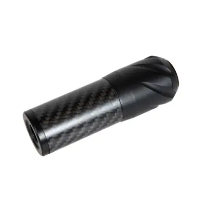 asgbox.pl - Karbonowy tłumik dźwięku DSL2 36x100mm - Czarny