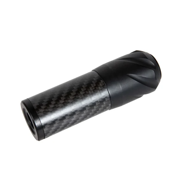 asgbox.pl - Karbonowy tłumik dźwięku DSL2 36x100mm - Czarny
