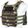 Kamizelka taktyczna Specna Arms Tactical typu Plate Carrier z panelem szturmowym Woodland OD-G-SPE-18-042487-00 asgbox.pl