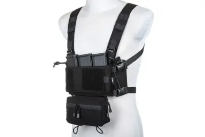 Kamizelka taktyczna typu Chest Rig Specna Arms Tactical Adaptive V2 Czarna - obrazek 3
