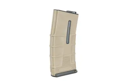 asgbox.pl - Magazynek mid-cap T-Tactical 120 kulek do replik M4 / M16 - tan