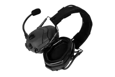 Taktyczne słuchawki aktywne Bluetooth HD-16  - Czarne - obrazek 3