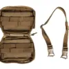 Podwieszana kieszeń taktyczna z klamrą QR Wosport Coyote Brown OD-G-WSP-19-039668-00 asgbox.pl