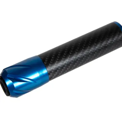 asgbox.pl - Karbonowy tłumik dźwięku DSL2 36x150mm - Niebieski