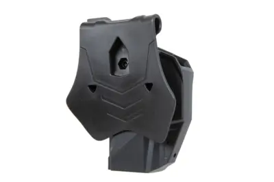 Kabura Amomax do replik typu Glock 19/23/32 z optyką (praworęczna) Czarny - obrazek 3