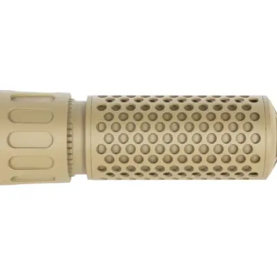 Alternative view of Zestaw replika tłumika dźwięku QD CQB 5KU z repliką tłumika płomienia QD Tan