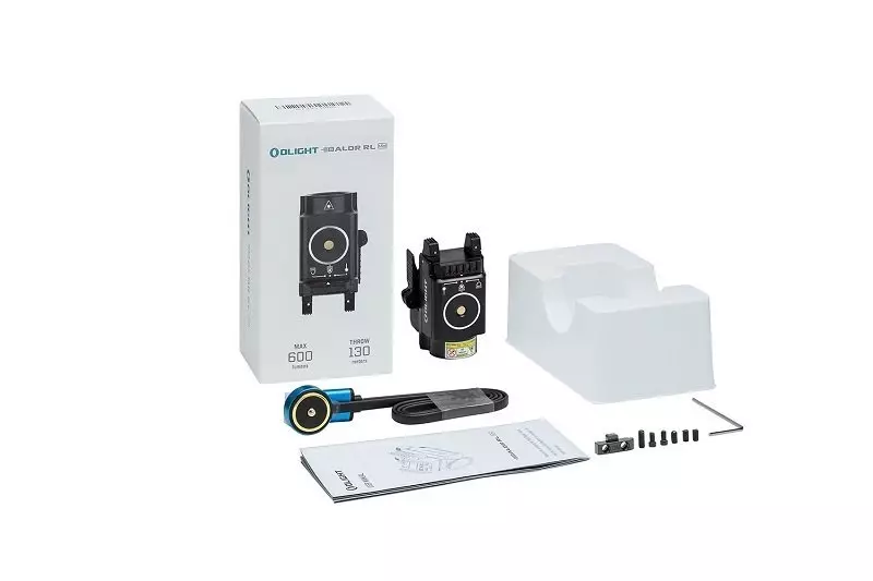 Latarka taktyczna BALDR Mini RL z celownikiem laserowym - czarna OLG-11-033049-00 asgbox.pl Latarka taktyczna BALDR Mini RL z celownikiem laserowym - czarna - obrazek 3