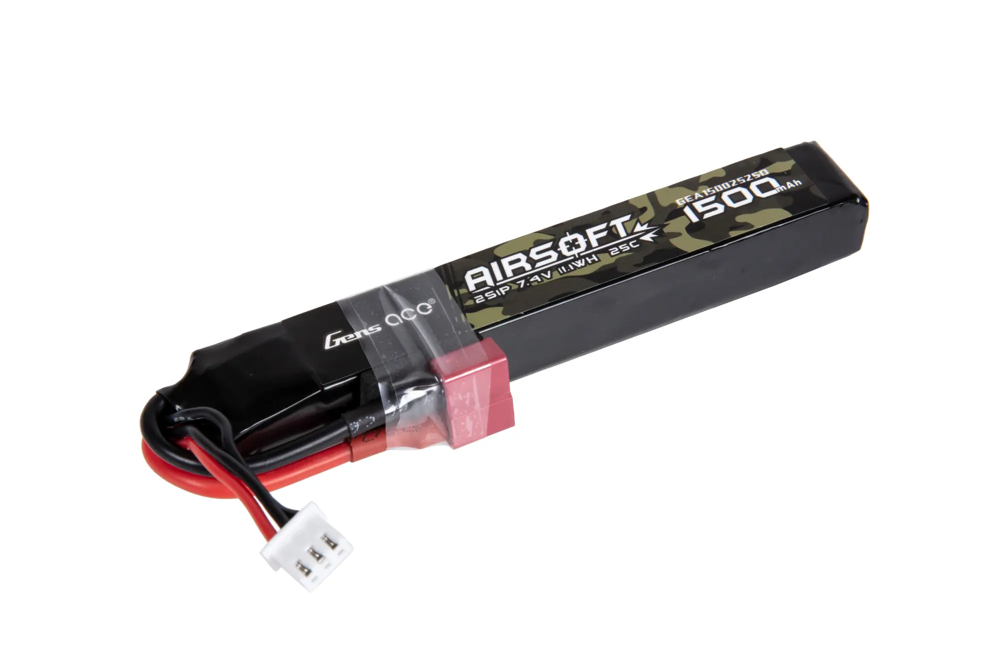 Akumulator Li-Po Gens Ace 25C 1500mAh 2S1P 7.4V Deans GEN-06-037660-00 asgbox.pl asgbox.pl - Akumulator Li-Po Gens Ace 25C 1500mAh 2S1P 7.4V Deans