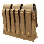 asgbox.pl - Potrójna ładownica na magazynki typu M4/M16 Specna Arms z klapą Tan