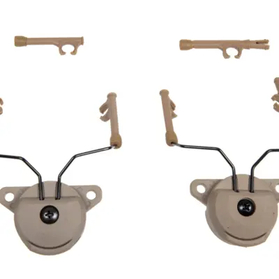 asgbox.pl - Adapter słuchawek typu Comtac na szyny typu Team Wendy (Typ 2) - Dark Earth