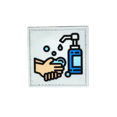 asgbox.pl - Naszywka 3D - Wash Your Hands with Hand Sanitizer
