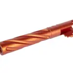 asgbox.pl - Aluminiowa lufa zewnętrzna LA Capa Customs TORNADO do replik TM Hi-Capa 5.1 Pomarańczowa
