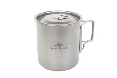 Kubek tytanowy Fjord Nansen Jacon 400ml Srebrny - obrazek 2
