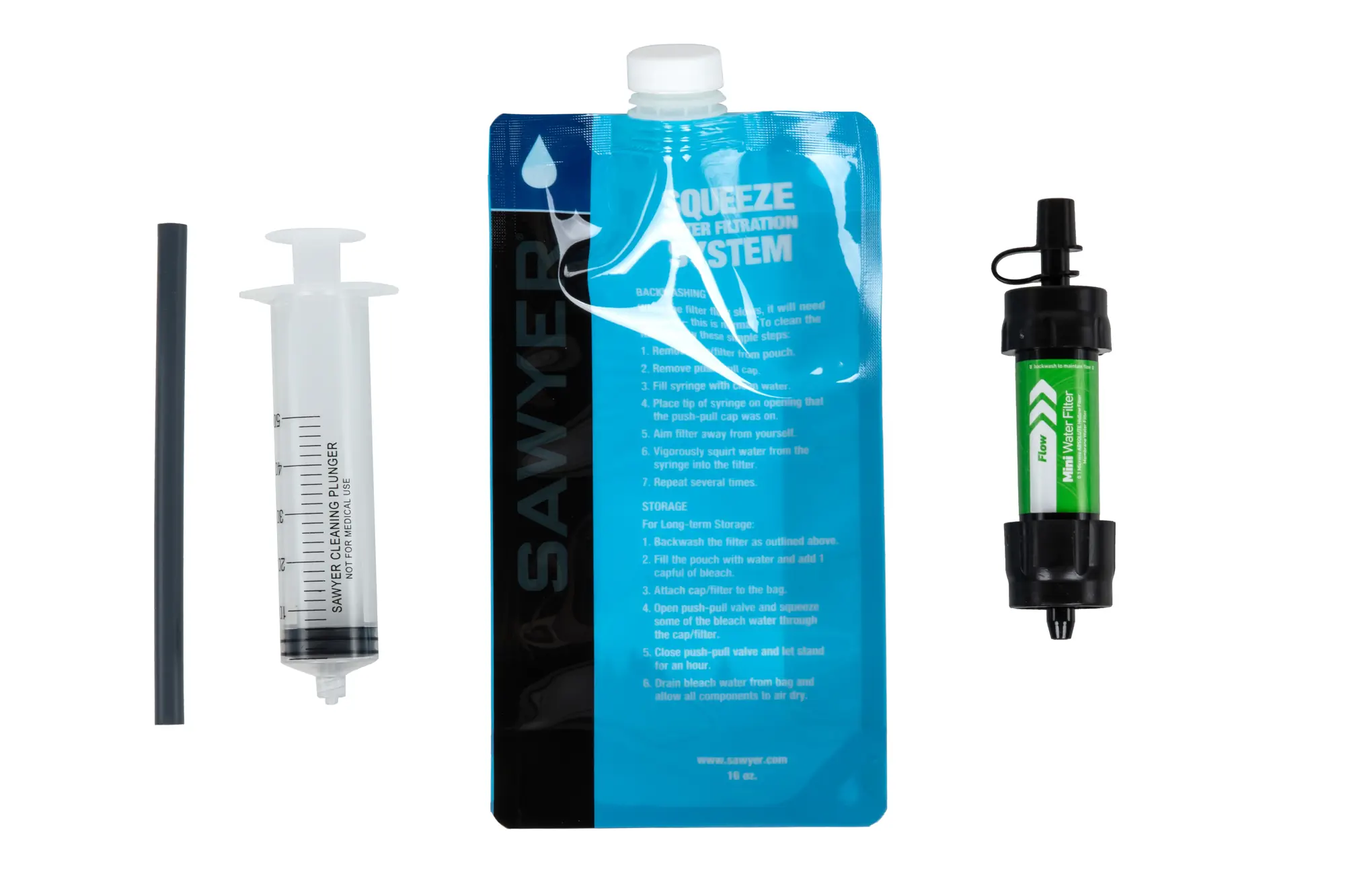 Filtr do wody Sawyer Mini Water Filtration System Zielony IHR-36-045691-00 asgbox.pl asgbox.pl - Filtr do wody Sawyer Mini Water Filtration System Zielony
