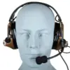 Zestaw słuchawkowy Tac-Sky WYS0014 CtC II Headset Coyote Brown OD-G-TAC-31-043726-00 asgbox.pl