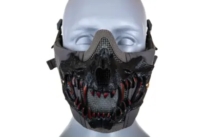 Maska Stalker EVO PLUS Fangs Ear Protection Szary - obrazek 5
