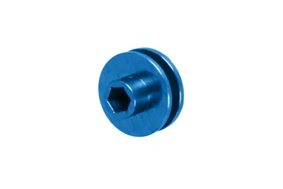 Aluminiowe pokrętło CNC Hop Up do replik STORM PC1 Niebieski - obrazek 2