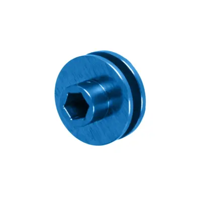 Aluminiowe pokrętło CNC Hop Up do replik STORM PC1 Niebieski STO-08-041949-00 asgbox.pl