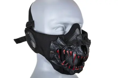 Maska Stalker EVO PLUS Fangs Ear Protection Czarny - obrazek 3