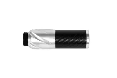 Karbonowy tłumik dźwięku DSL2 36x100mm - Srebrny - obrazek 2
