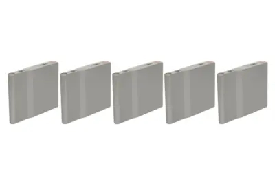 Zestaw 5 polimerowych magazynków 25 kulek do replik SRS - Wolf Grey - obrazek 3