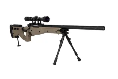 Replika karabinu snajperskiego Specna Arms SA-S14 EDGE™ z lunetą i dwójnogiem Tan - obrazek 5