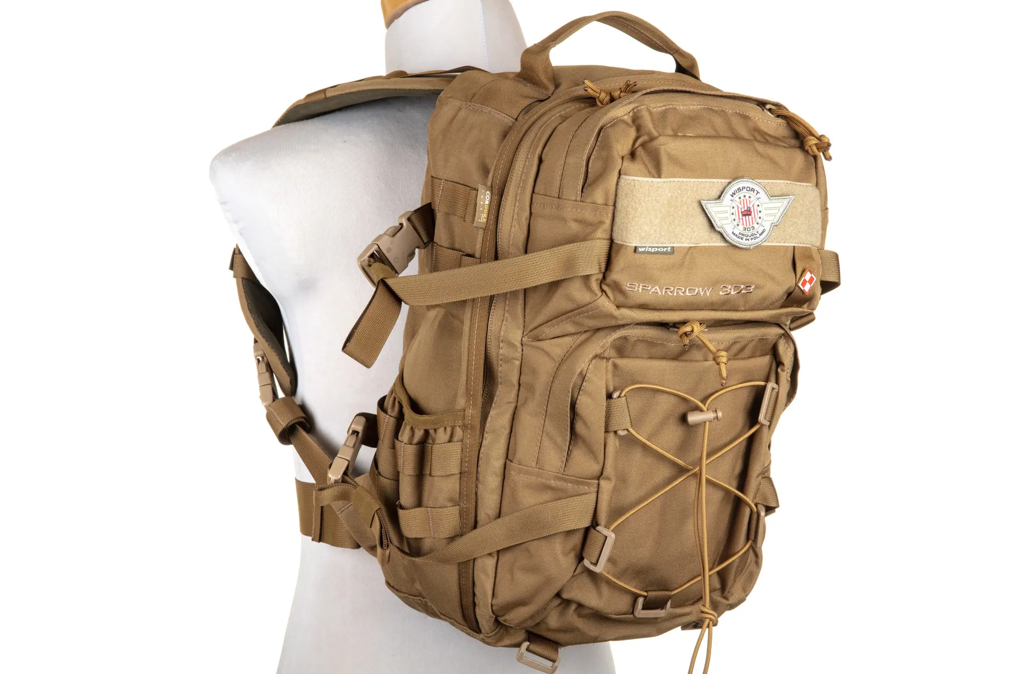 Plecak 30l Wisport Sparrow 303 Coyote brown OD-G-WIS-20-039209-00 asgbox.pl Plecak 30l Wisport Sparrow 303 Coyote brown - obrazek 4