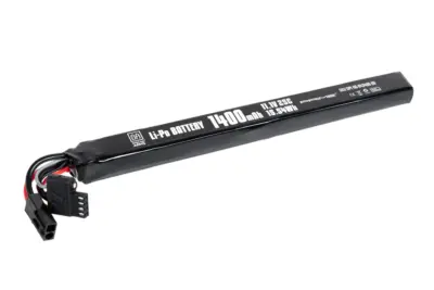 asgbox.pl - Akumulator Li-Po Specna Arms x Gens Ace 1400 mAh 25C pod pokrywę AK 11.1V Tamiya mini G-Tech