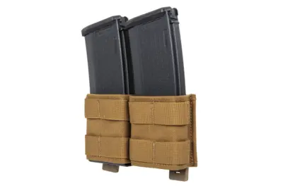 Podwójna ładownica otwarta na magazynki 5.56 mm Wosport Coyote Brown - obrazek 3