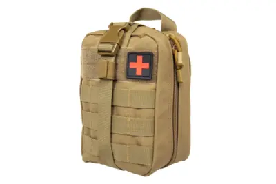 Apteczka zrywana Molle z naszywką Medyk GFC Tactical Tan - obrazek 3