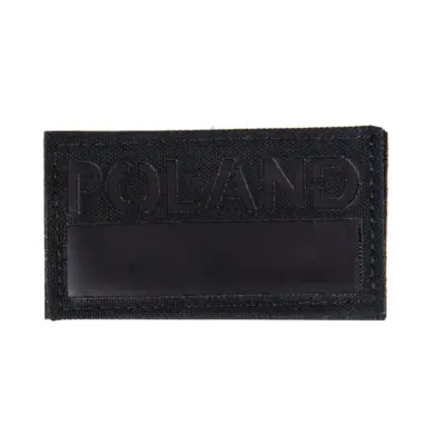 asgbox.pl - Naszywka POLAND IR - Czarny